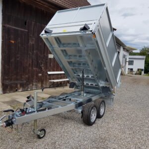 Benne arrière RWK2515-27H, 2700 kg, 2,5 x 1,47 m, avec système hydraulique de perceuse sans fil
