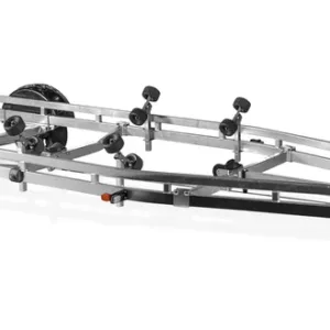 Remorque bateau 1000 kg – 5,88 m – 10 rouleaux – Freinée